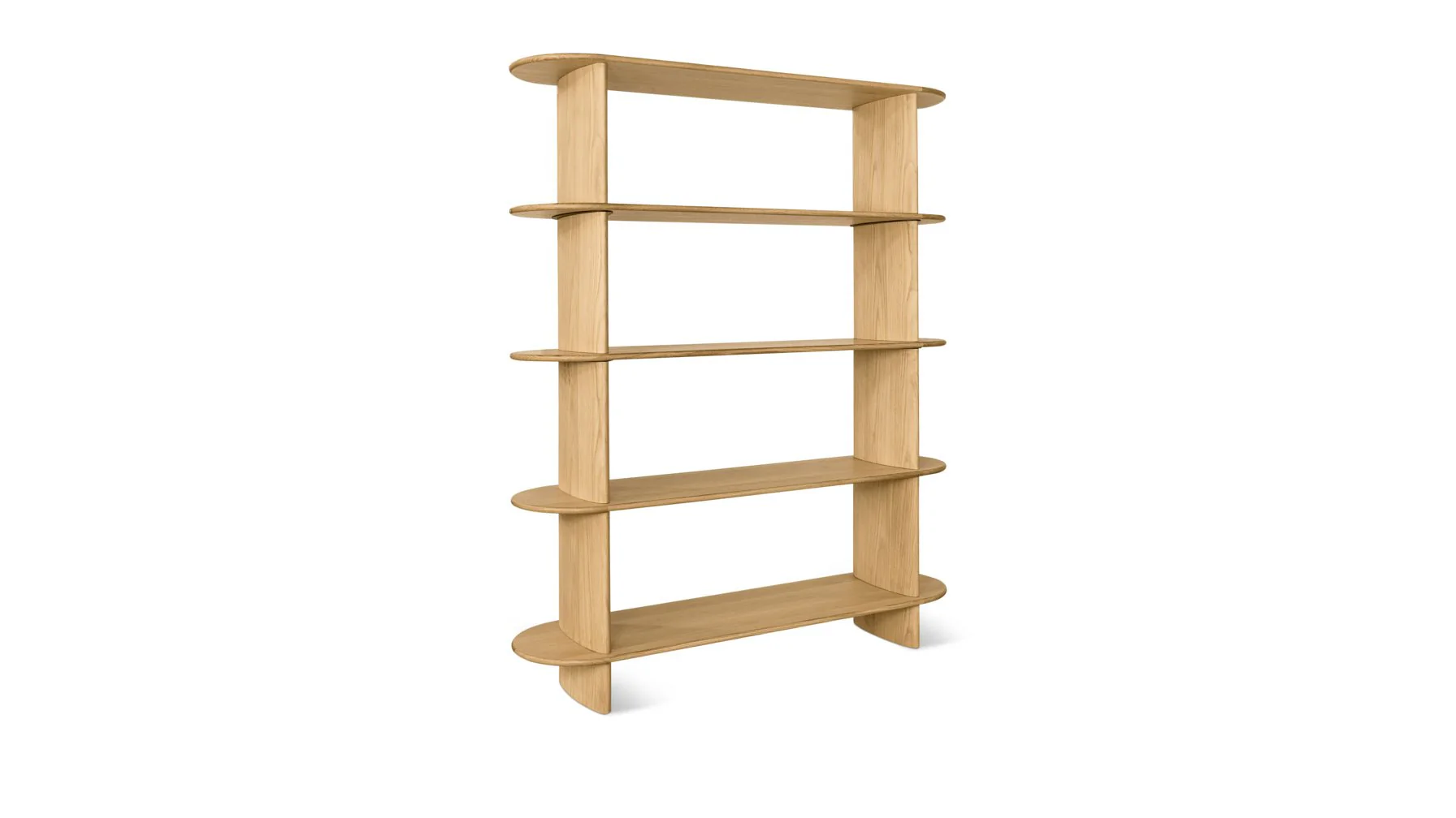 Union Bookshelf, White Oak - Image 5