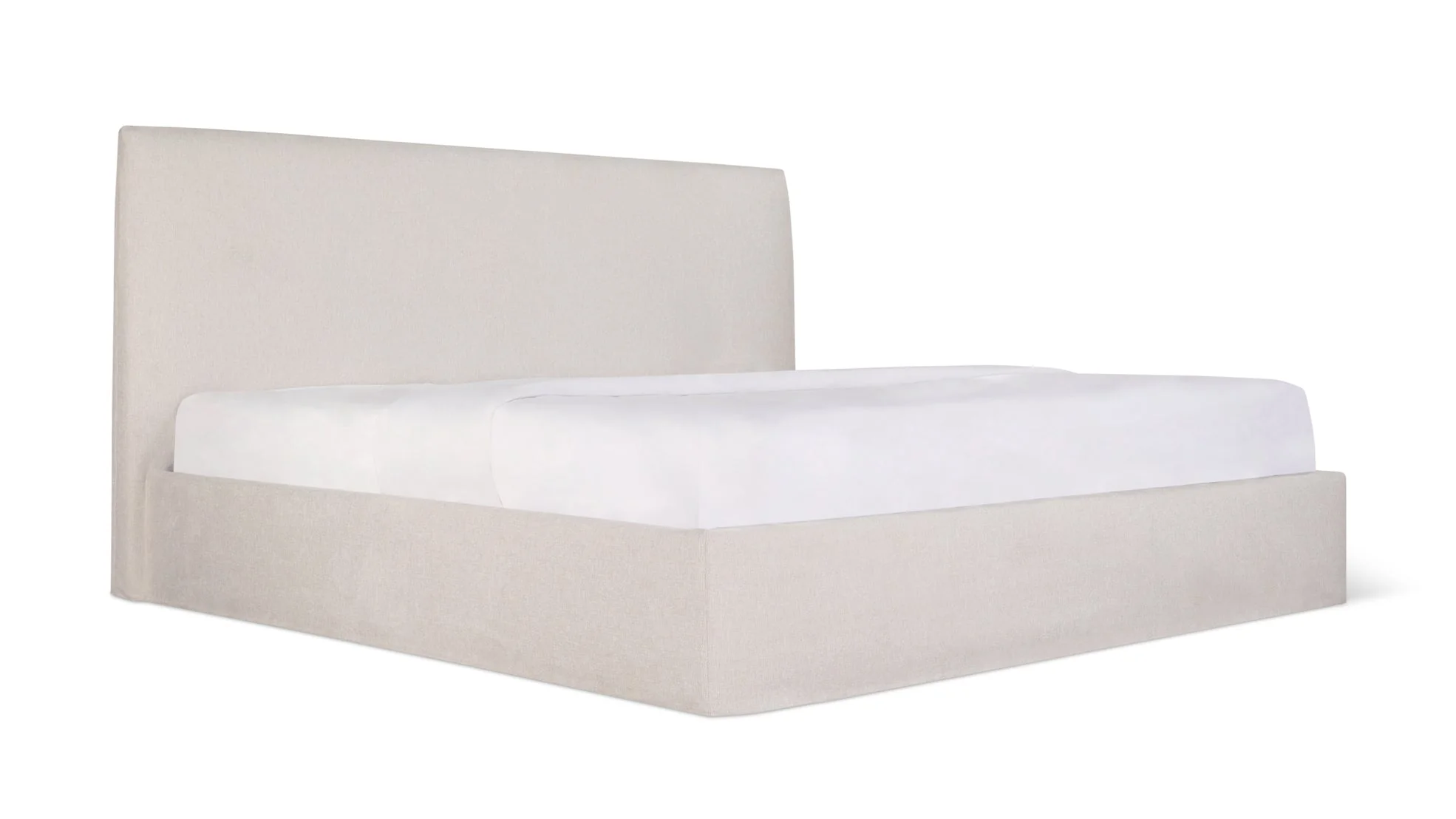 Wave Storage Bed, Queen, Latte - Image 7
